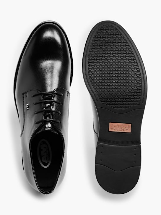 AM SHOE Poslovni čevlji Črna 18657 3