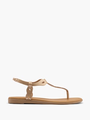 Graceland Toe thong sandal Gold