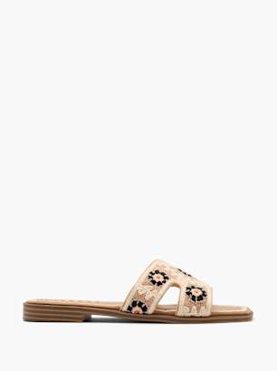 Claudia Ghizzani Slip in sandal Beige