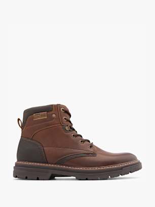 AM SHOE Bota com cordões Castanho